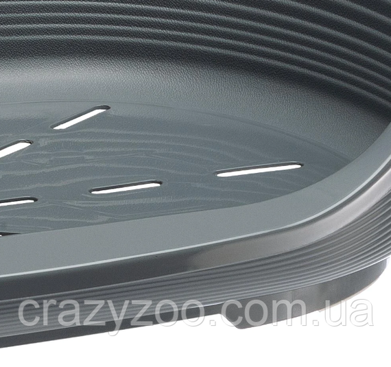 Пластиковый лежак для собак и котов Ferplast Siesta Deluxe 10 серый 93.5х68х28.5 см 70210947 | Зображення 5