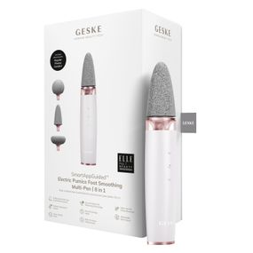 Шліфувальна пилка для стоп з додатковими насадками GESKE Electric Pumice Foot Smoothing Multi-Pen 8в1 starlight