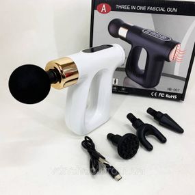 Вибрационный ручной массажер для шеи спины ног, Профессиональный массажер пистолет VS-83