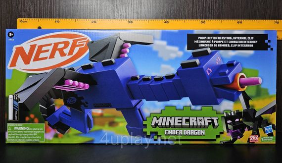 Бластер Nerf Minecraft Ender Dragon Нерф Майнкрафт Дракон края (Эндер-дракон) Оригинал | Зображення 9