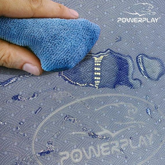 Килимок для йоги та фітнесу PowerPlay 4150 TPE Premium Performance Mat Синій (183x61x0.6) | Зображення 9