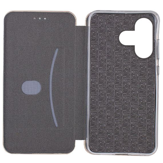 Шкіряний чохол-книжка Classy для Xiaomi Redmi 13 4G / Poco M6 4G Сірий | Зображення 5