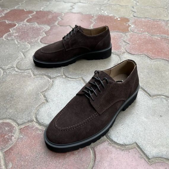 Стильні замшеві туфлі 44 розмір | Зображення 3