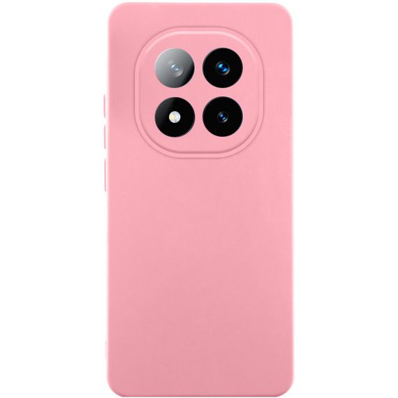 Чохол TPU GETMAN Liquid Silk Full Camera для Xiaomi Redmi Note 14 Pro 5G Рожевий / Pink