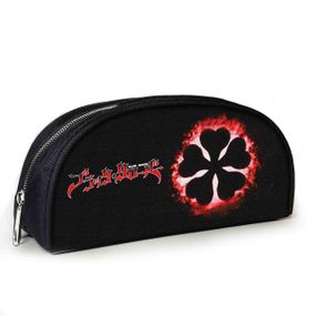 Пенал школьный с принтом Аниме Чёрный клевер 23х10х8 см с принтом для мальчика (3864)