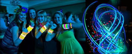 Неоновые браслеты-светлячки Glow Sticks, набор 100 шт с коннекторами, светящиеся палочки для вечеринок и праздников | Зображення 3