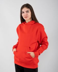 Унісекс худі утеплене Karmian колір червоний р.M 436555