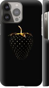 Чохол на iPhone 13 Pro Max Чорна полуниця "3585m-2371-24368"
