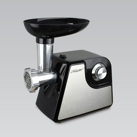 М'ясорубка електрична Maestro MR-853, 1000 Вт, з металевим шнеком і реверсом, для дому та кухні | Зображення 2