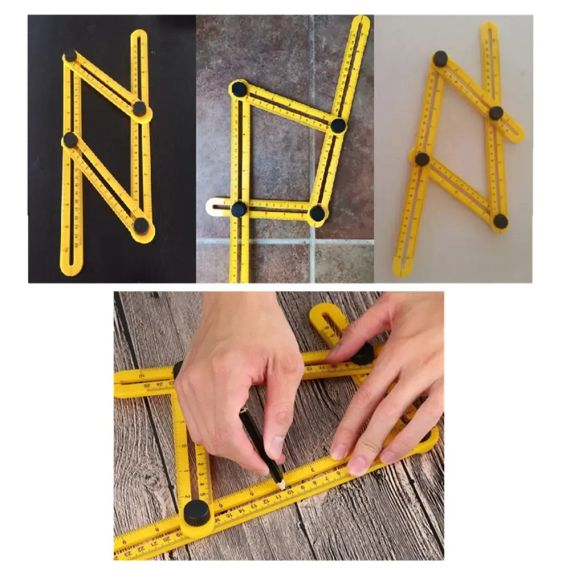 Мультифункциональная линейка Multifunctional folding ruler | Зображення 1