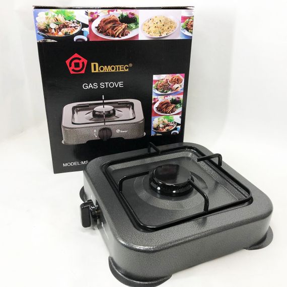 Газова плита DOMOTEC MS-6601 на 1 конфорку. Колір: сірий JS-24 | Зображення 1