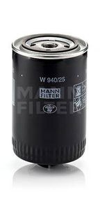 Фільтр масляний двигуна VW GOLF, PASSAT, TRANSPORTER III 80-97, AUDI 80,100, A6 94-97 (вир-во MANN) MANN-FILTER W94025 на AUDI 4000 (81, 85, B2)