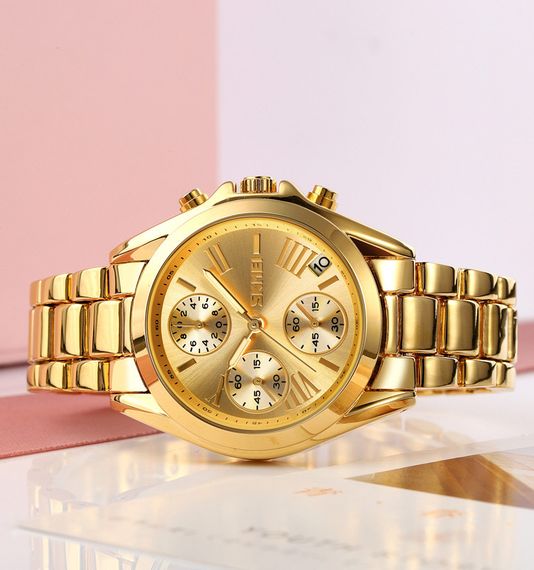 Годинник S2kmei 1897GD Gold | Зображення 4