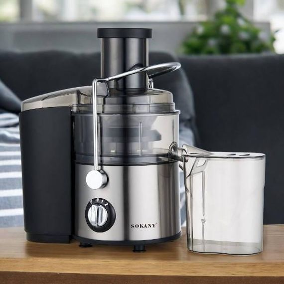 Соковыжималка с 2 режимами скорости и мерным стаканом Sokany 800 Вт SK-JB-176