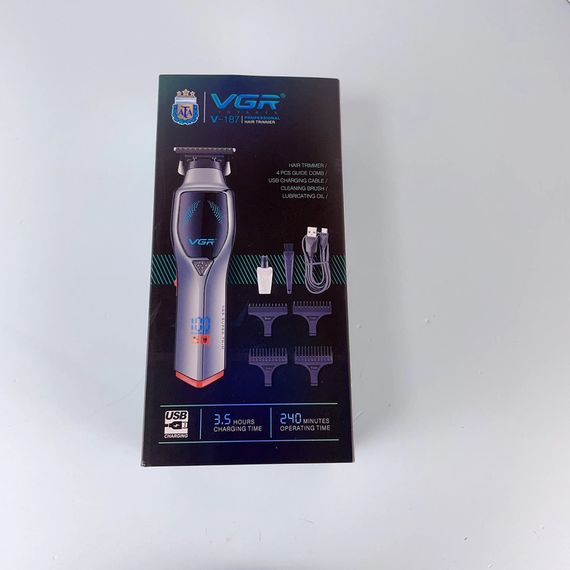 Машинка для стрижки волосся з потужним мотором XPRO V-187 (45114- V-187_471) | Зображення 3