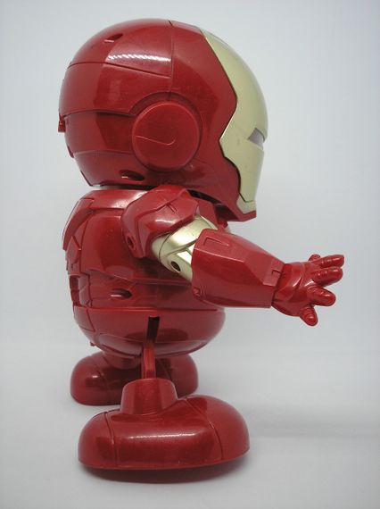 Робот железный человек танцующий интерактивная игрушка с музыкой Iron Man светящаяся игрушка супер герой | Зображення 3
