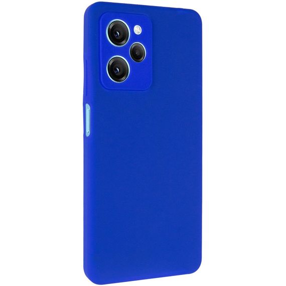 Чохол Silicone Cover Ummi Lakshmi Full Camera (AA) для Xiaomi Poco X5 Pro 5G Синій / Iris