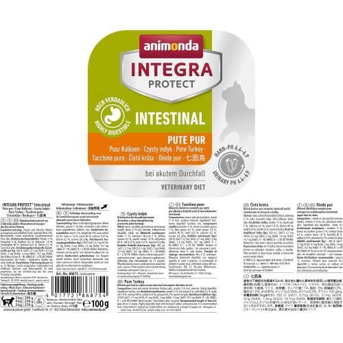 Корм влажный ветеринарный для кошек Integra Protect Intestinal Pure Turkey при заболевании ЖКТ, моно индейка, | Зображення 1