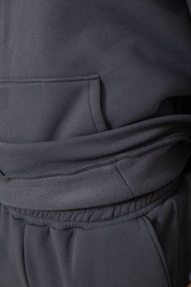 Спортивный костюм мужской на флисе, цвет серый, 238R57160 | Зображення 5