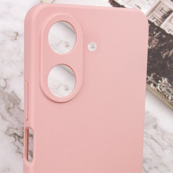 Чохол TPU GETMAN Liquid Silk Full Camera для Xiaomi Redmi 13C / Poco C65 Рожевий / Pink Sand | Зображення 4