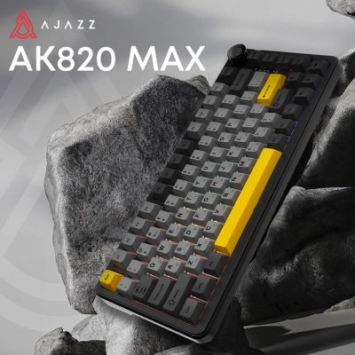 Клавиатура Ajazz AK820 MAX PLUS Daydream Switch RGB Wireless/Bluetooth/USB Black (AK820MAX-DD-BGY) | Зображення 6