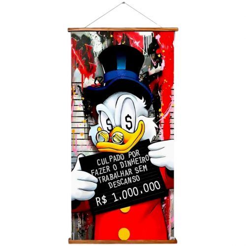 ГОБЕЛЕН "СКРУДЖ МАКДАК" 40х80 см