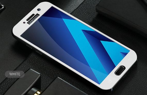 Full Cover защитное стекло для Samsung Galaxy A3 2017 (SM-A320) - White | Зображення 2