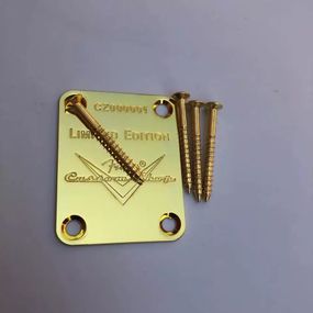 Кріплення для грифа некплейт limited електрогітари Custom Shop Fender Stratocaster Telecaster Jazz Bass Gold