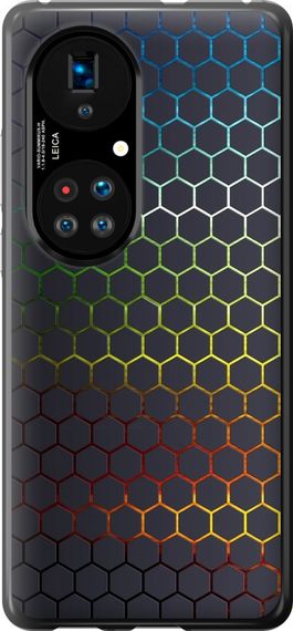 Чехол на Huawei P50 Переливающиеся соты "498u-2292-17620"