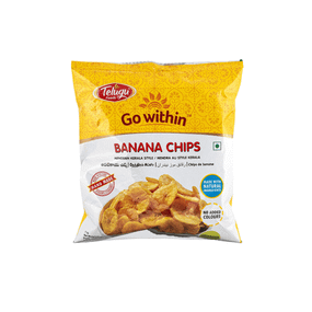 Бананові чипси Go Within  100г Telugu Foods 8906081381941
