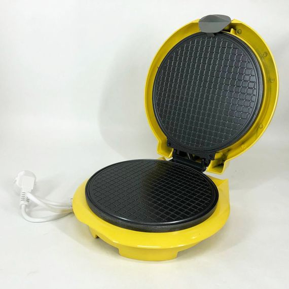 Вафельниця кругла Magio MG-397 1 секція 750 Вт, Електровафельниця для тонких AQ-508 вафель, електрична | Зображення 4