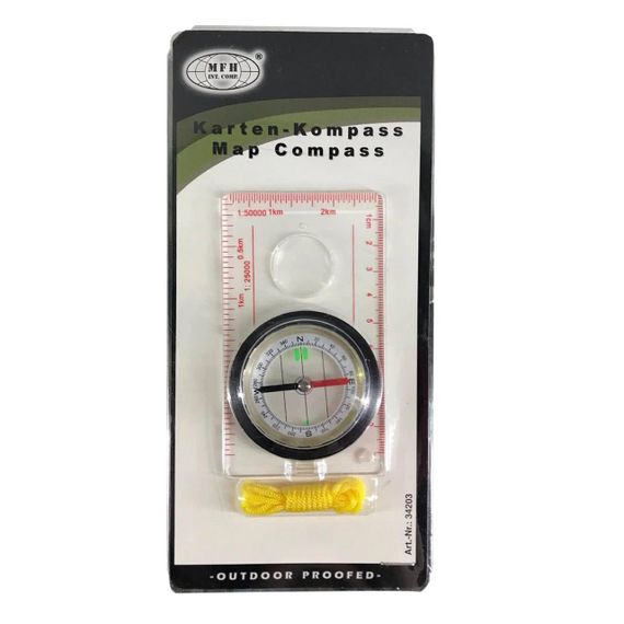 Компас для мапи пластиковий MFH 🇩🇪 Map Compass