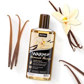 Їстівна масажна олія з ефектом, що розігріває WARMup Vanilla 150 мл Sex Aura