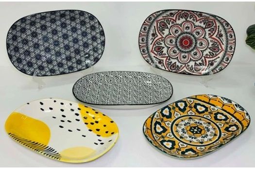 Тарілка овальна Olens Тригір'я 102-615 28х18.5 см