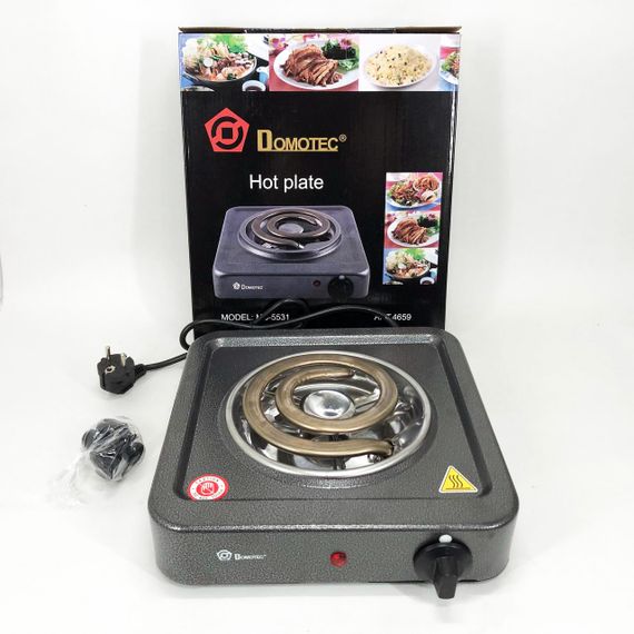 Электроплита Domotec MS-5531. NX-545 Цвет: серый | Зображення 1