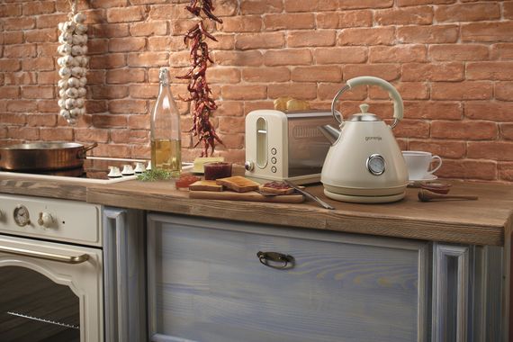 Тостер Gorenje T1100CLI/1100 Вт./разморозка/разогрев/ автоотключ/пластик+металл/бежевый (T1100CLI) | Зображення 1