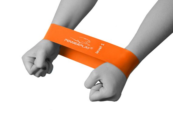 Резинка для фітнесу Паверплей 4140 Level 1 Stretch Band (1-5 кг.) Помаранчева | Зображення 5