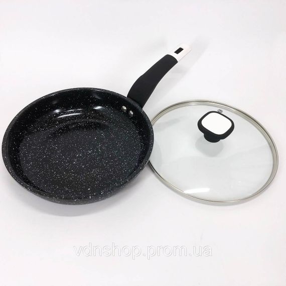 Легкая сковорода для домашней кухни UNIQUE, Алюминиевая кастрюля сковорода Надежная для дома EA-36 | Зображення 7