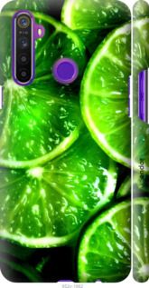 Чохол на Realme 5 Зелені часточки лимона "852m-1862-2448"