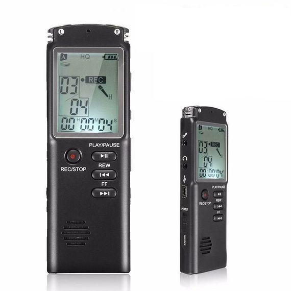 Портативний цифровий диктофон Savetek T-60, VAS, 16 Гб, MP3, стерео | Зображення 3