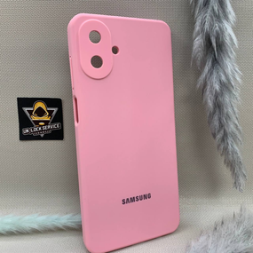 Чохол з логотипом для Samsung Galaxy A07 | Протиударний | Soft Touch | Рожевий