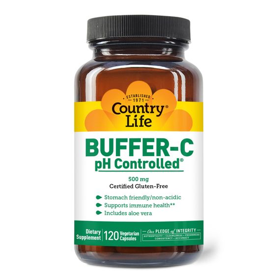 Вітамін C Country Life Buffer-C 500 mg 120 Vegetarian Capsules