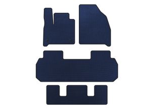 Коврики EVA (3 ряда, Синие) для Chevrolet Traverse 2017- гг