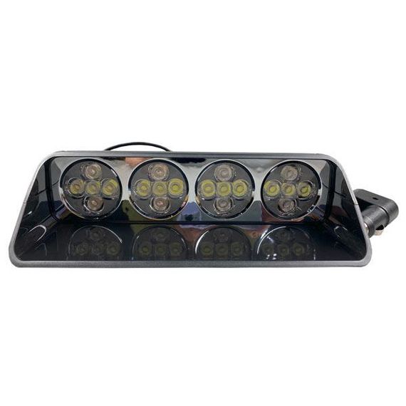 Проблисковий LED-маячок стробоскоп 9-80В білий спалах 280х140х70 мм
