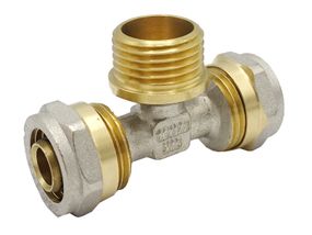 Трійник 16 х 1/2"З  х 16 нерозбірний 10/80 ASCO