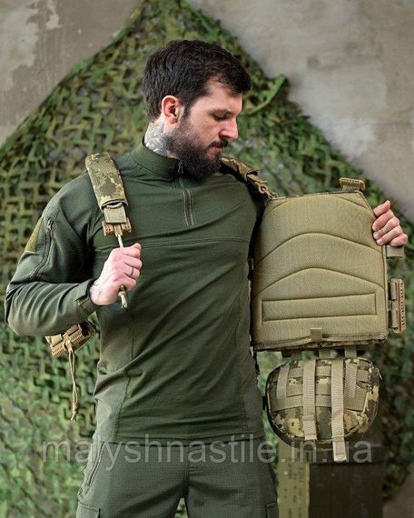 Плитоноска 4 точки быстрый сброс ONYX  Single sword пиксель ПП7561 | Зображення 7