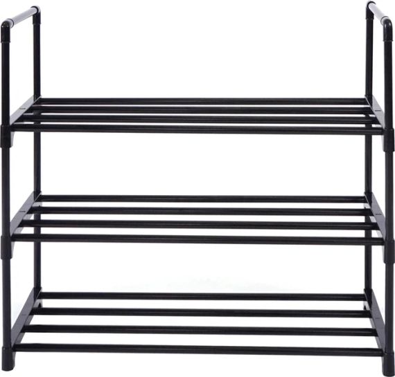 Полиця для взуття 3-ярусна Eco Fabric EF-4760-3 металеві полиці 60×30×55 см | Зображення 1