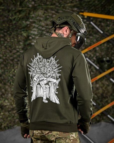 Тактична худі MAKLIN Girl трон олива ДЛ7068 | Зображення 2