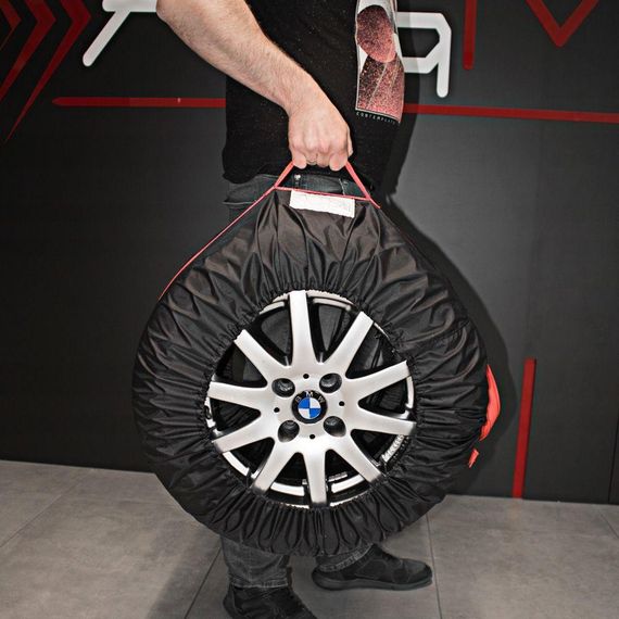 Комплект чохлів для коліс 4 шт, R13-R16 / Чохли для зберігання шин / Набір чохлів на запаску | Зображення 1