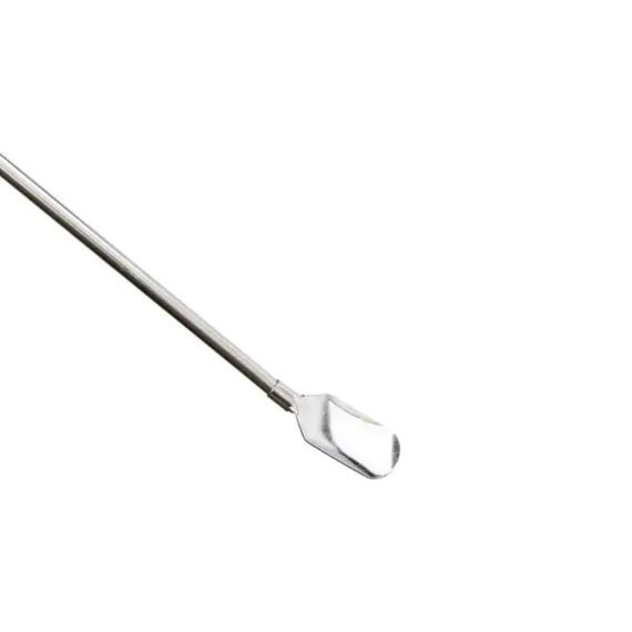 Набір багаторазових ложок-трубочок 6 шт для напоїв 22 см зі щіткою для миття з нержавіючої сталі Сірий HP-20-19 | Зображення 1